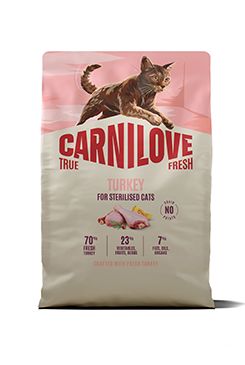 Carnilove Cat True Fresh Dry Turkey Steril.Ad.AB 2kg