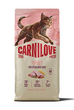 Carnilove Cat True Fresh Dry Turkey Steril.Ad.AB 6kg