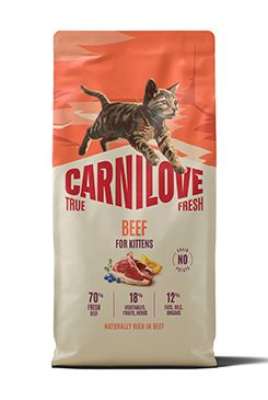 Carnilove Cat True Fresh Dry Beef Kittens 6kg