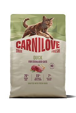 Carnilove Cat True Fresh Dry Duck Steril. Ad.AB 2kg