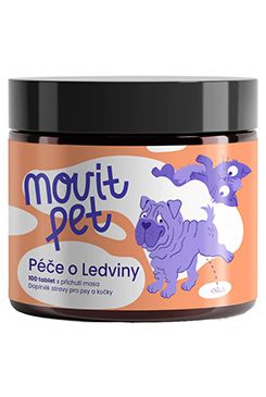 MOVit PET Péče o ledviny, s příchutí masa 100tbl