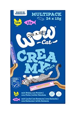 WOW Cat poch. Creamy Snack Multipack 24x15g