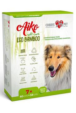 Podložka absorb.pro psy Aiko Eco Bamboo 60x58cm 7ks