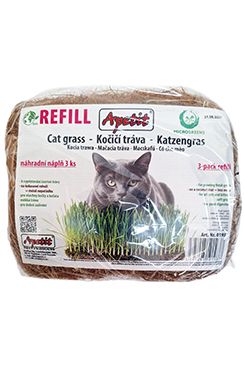 Apetit kočičí tráva REFILL náhr.rohož,semínka 3x30g