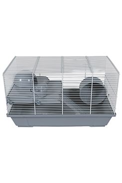 Klec křeček PRIMO 50cm šedá/bílá Zolux