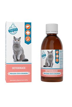 Detoxikace sirup pro kočky TOPVET 200ml
