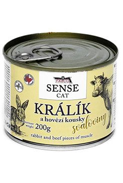 FALCO SENSE CAT králík a hovězí 200g