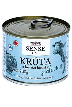 FALCO SENSE CAT krůta a hovězí 200g
