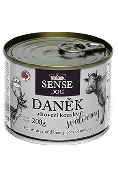 FALCO SENSE DOG daněk a hovězí 200g