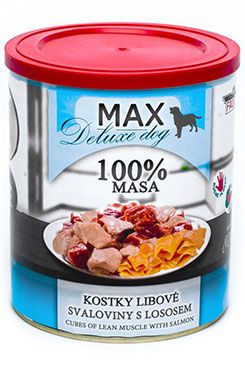 FALCO MAX DOG kostky libové svaloviny s lososem 800g