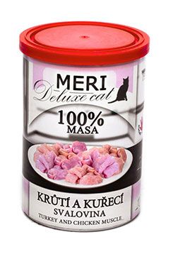 FALCO MERI CAT krůtí a kuřecí svalovina 400g