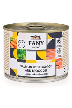 FALCO FANY CAT MONO losos s mrkví a brokolicí 200g