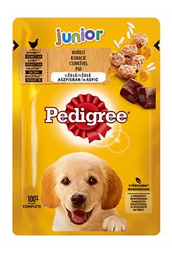 Pedigree kapsa Junior kuřecí s rýží v želé 100g