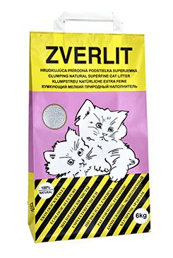 ZVERLIT růžový super jemná Podestýlka kočka 6kg