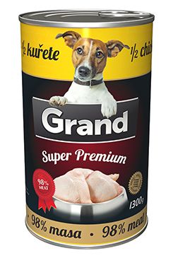 GRAND konz. pes Extra s 1/2 kuřete 1300g
