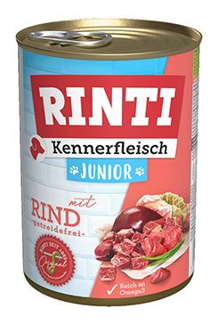 Rinti Dog Kennerfleisch konzerva Junior hovězí 400g
