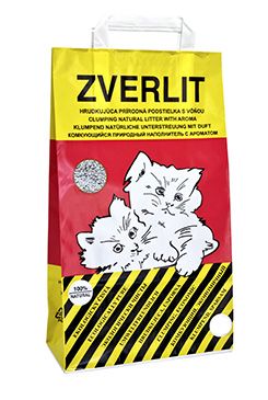ZVERLIT červený hrubá s vůní Podestýlka kočka 10kg