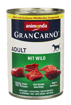 Animonda pes GRANCARNO konz. ADULT hovězí/zvěřina 400g