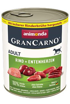 Animonda pes GRANCARNO konz. ADULT hov/kach.srdce 800g