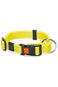 Obojek nylon ART Sportiv reflex 40-55/20 Žlutý KAR