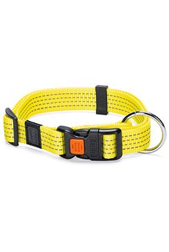 Obojek nylon ART Sportiv reflex 45-65/25 Žlutý KAR