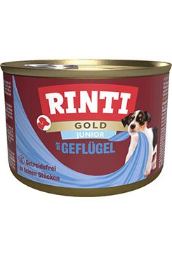 Rinti Dog Gold Junior konzerva drůbež 185g