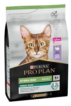 ProPlan Cat Adult Sterilised Renal Plus Turkey 3kg
