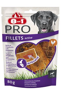 Pochoutka 8in1 Fillets pro active S 80g