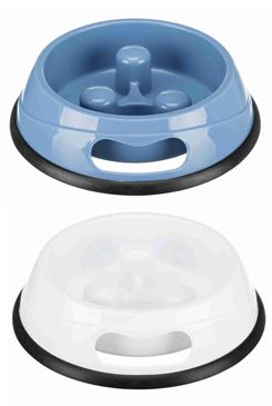 Miska plast proti hltání 0,45l 20cm mix barev TR 1ks