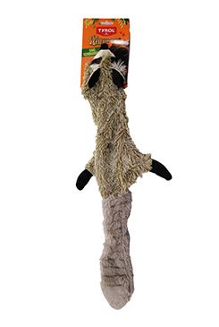 Hračka pes Mýval pískací 61cm Skinneeez
