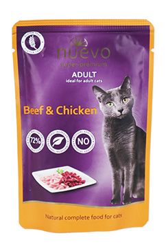 Nuevo kočka kapsa adult kuře a hovězí 85g