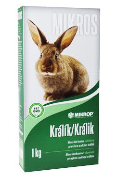 Mikros Králík plv 1kg  krabička