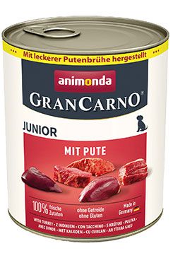 Animonda pes GRANCARNO konz. JUNIOR hov/krůt srdc 800g