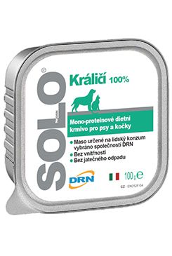 SOLO Coniglio 100% (králík) vanička 100g