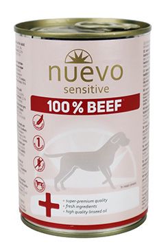Nuevo pes Sensitive Hovězí Monoprotein konz. 400g