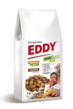 EDDY Senior&Light Breed s masovými polštářky 8kg