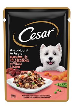 Cesar kapsička hovězí se zeleninou v želé 100g