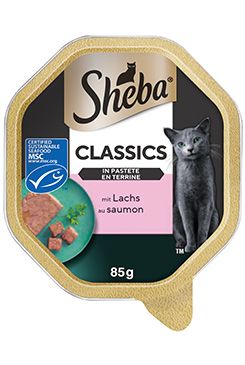 Sheba vanička Losos paštika 85g