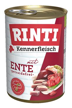 Rinti Dog Kennerfleisch konzerva kachní srdce 400g