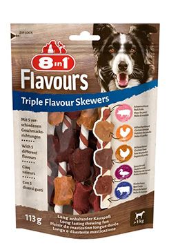 Pochoutka 8in1 Triple Flavour skewers (6ks)