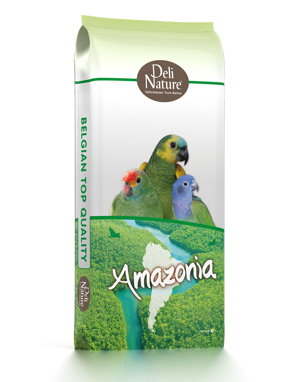 Deli Nature 22 vyvážená směs pro papoušky rodů Amazona, Pionus a Pionites (amazoňany a amazonky) 15 kg + 800g vaječné směsi ZDARMA