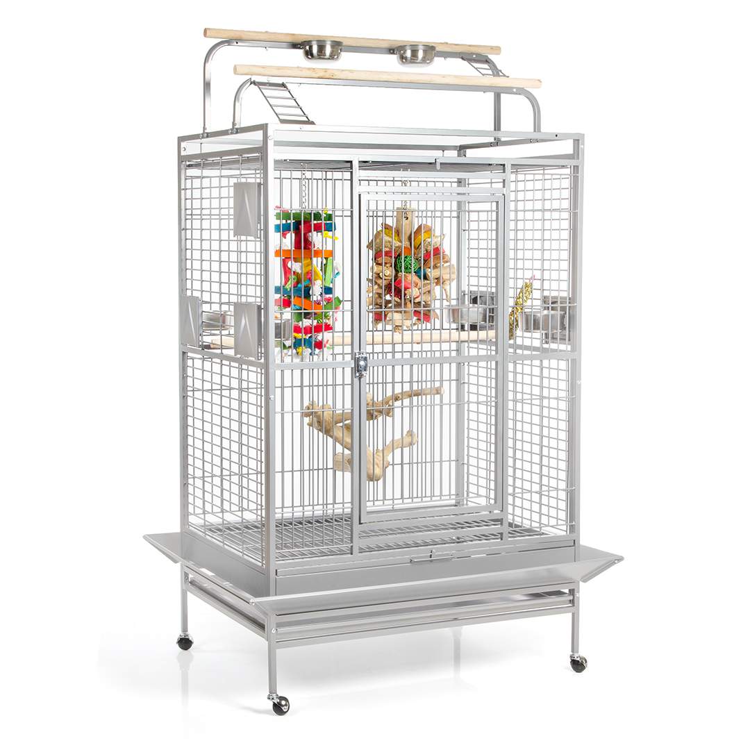 Montana voliéra Castell Play platinum - 120 x 95 x 196 cm