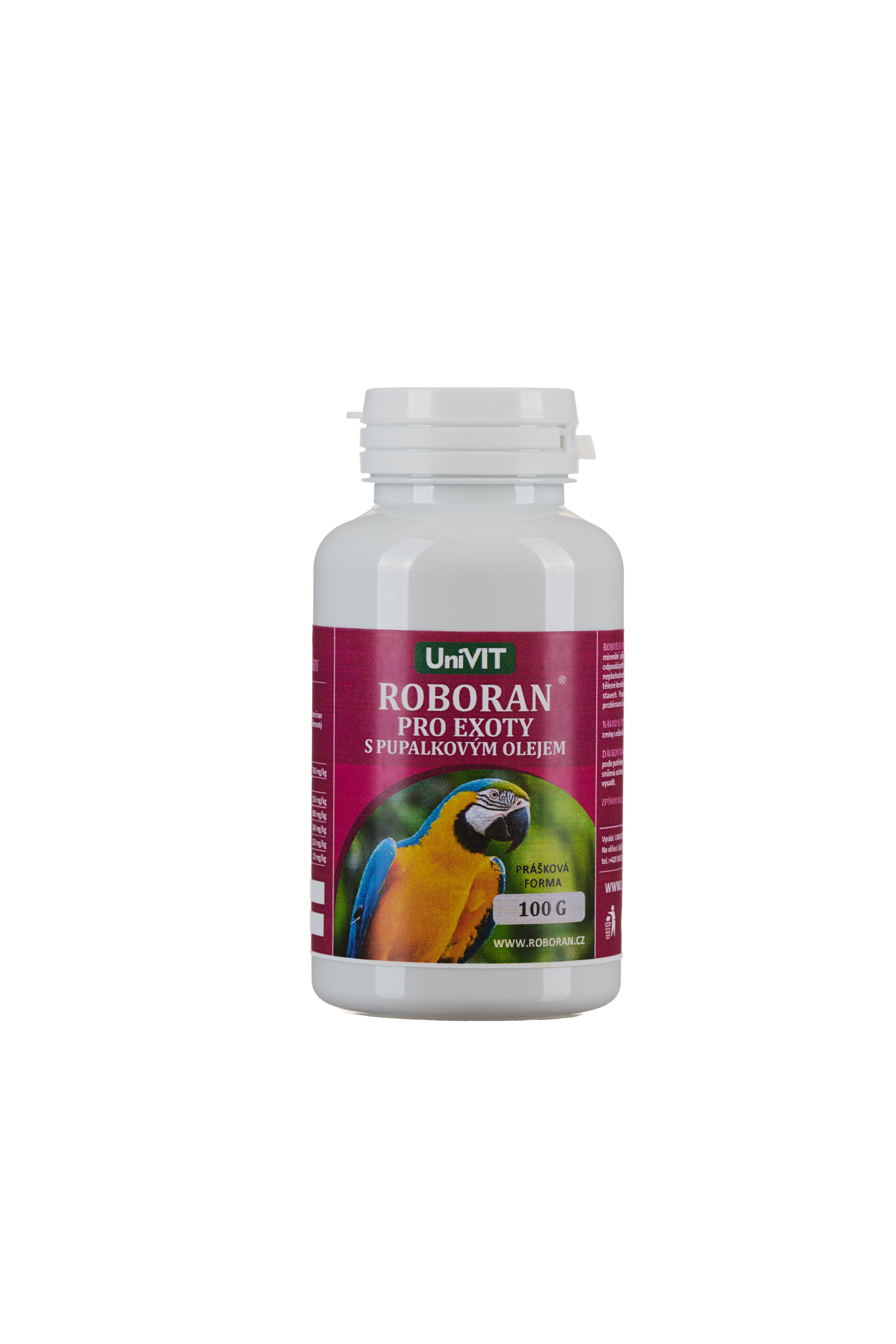 Roboran pro exoty s pupálkovým olejem 100g