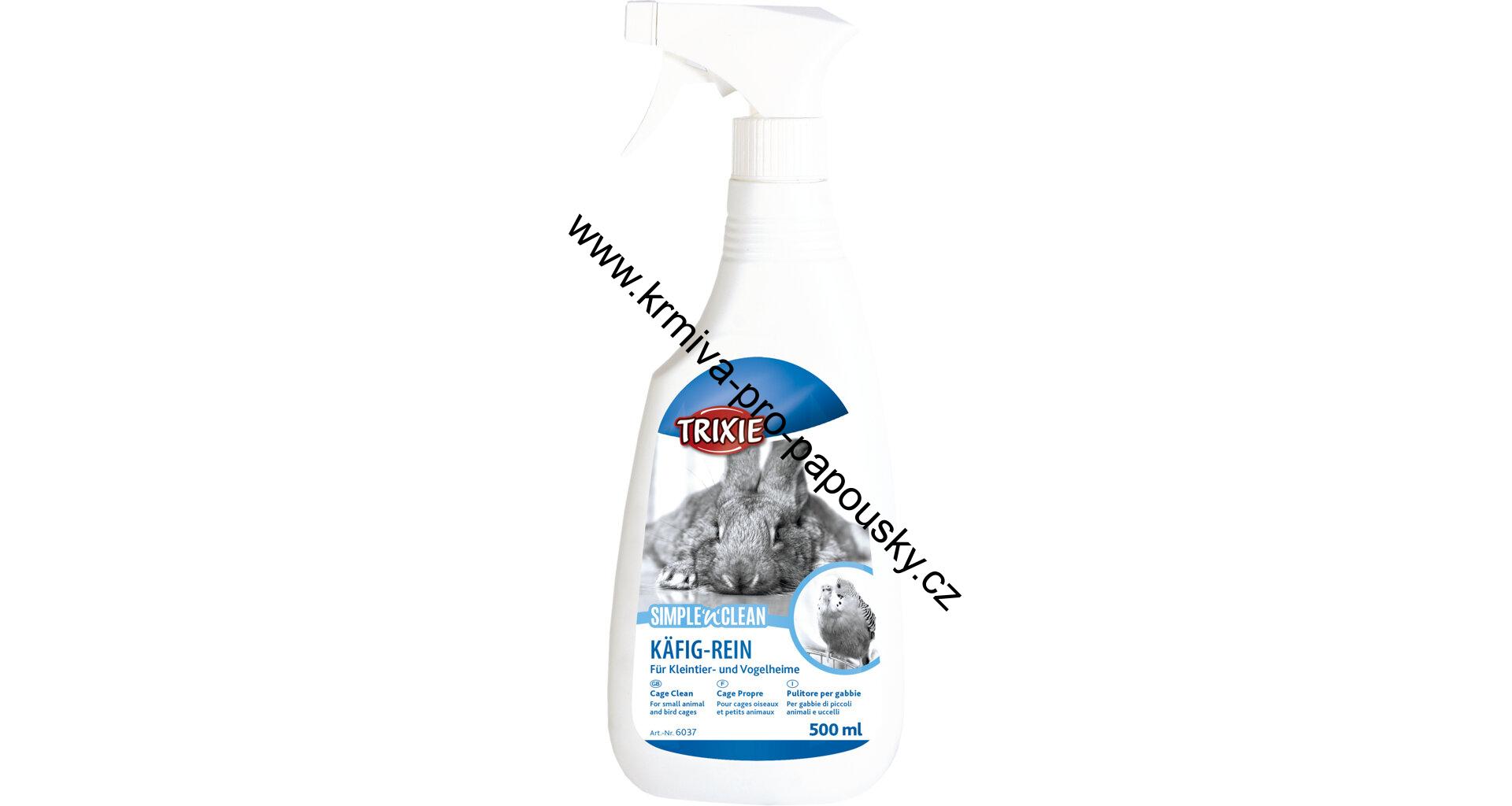 Trixie spray na čištění klecí Kafig-Rein 500 ml