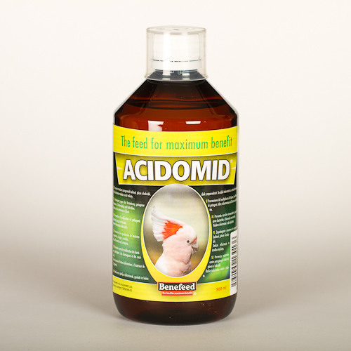 AQUAMID s.r.o. ACIDOMID exot 0,5l prevence množení patogenních bakterií, plísní a kokcidií 