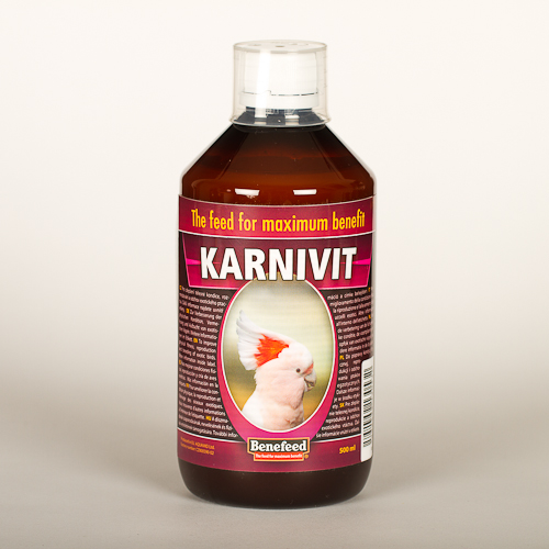 AQUAMID s.r.o. KARNIVIT exot 0,5l pro zlepšení reprodukce a odchovu ptáčat