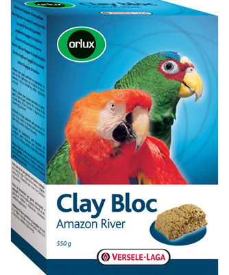 VERSELE-LAGA ORLUX Clay Bloc Amazon River 550 g - jílová cihla 