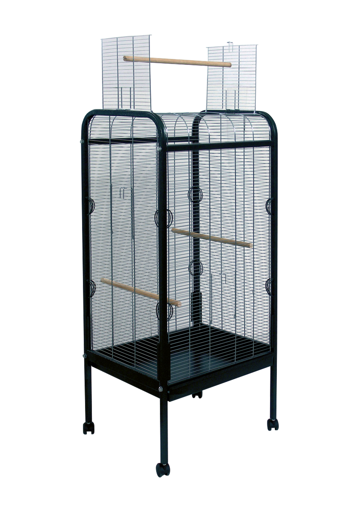 Inter-zoo voliéra Omega II černá - 71 x 56 x 146 cm (průměr drátu 2 mm)
