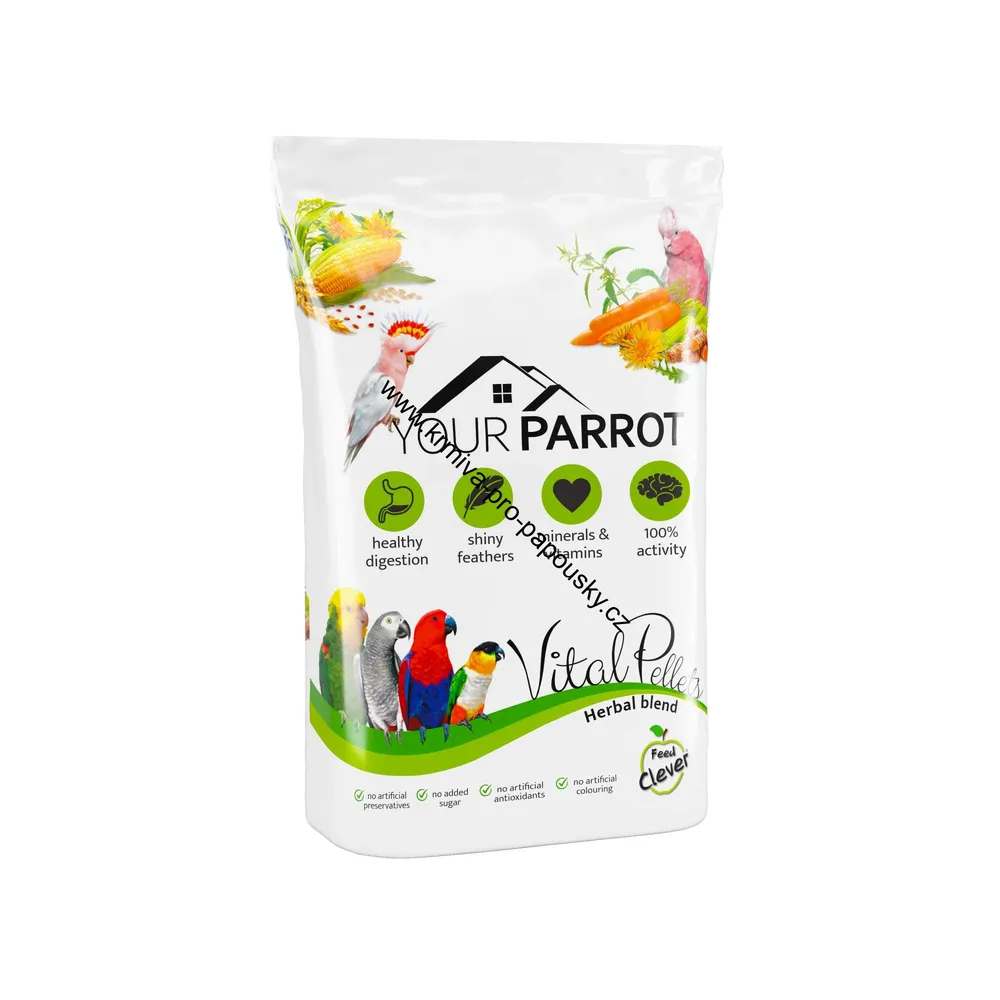 Your Parrot Vital Pellets Herbal Blend s bylinami  900 g