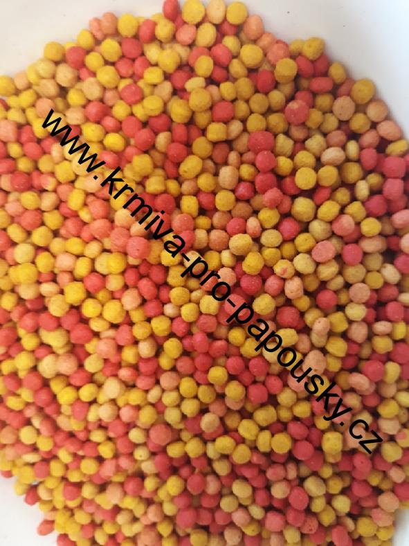Perle Morbide Fruits: Red - Yellow 4 kg - náhrada naklíčených zrnin 